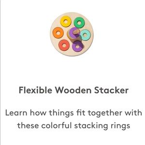LOVEVERY flexible wooden stacker